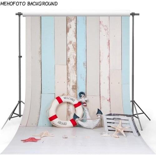 Photography Backdrop 5x7 Pink Wooden Wall Photography Background New born Outdoor Sea Holiday Kids fondos de estudio fotografia