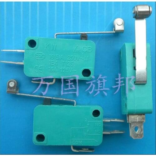 KW1-103-7 Induction cooker Microswitch Travel switch With roll ball handle 16A/250VAC