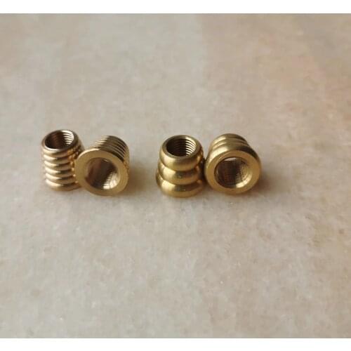 M10 inner thread cone brass connecting tube adapter truncated cone brass tube lighting accessories