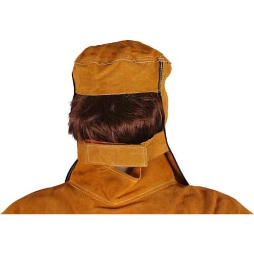 Solar Darkening Dimmer Len Leather electric Welder Welding Work Hood Helmet Mask
