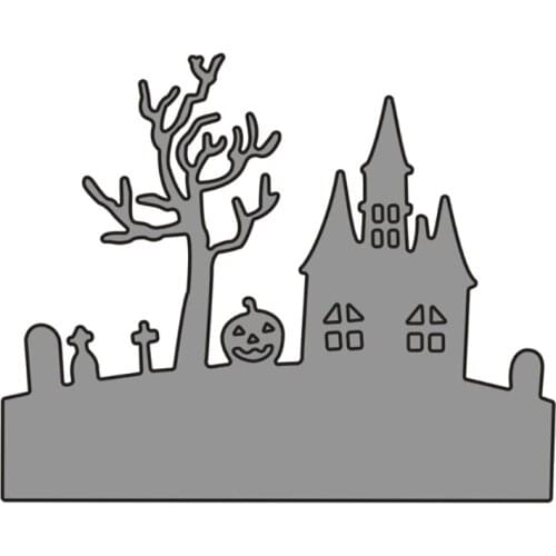 Halloween Metal Cutting Dies Stencil DIY Scrapbooking Album Paper Card Template