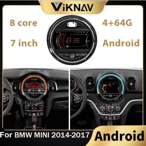 Android multimedia player Car Radio For BMW Mini 2014-2017 Car GPS Navigation Car DVD Automotivo stereo receiver touch Screen