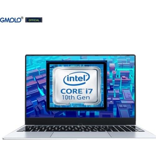 GMOLO 15.6 inch In-tel Core I7 10th Gen Laptops Quad core 8 threads 16GB DDR4 RAM 512GB SSD Windows 10 notebook computer