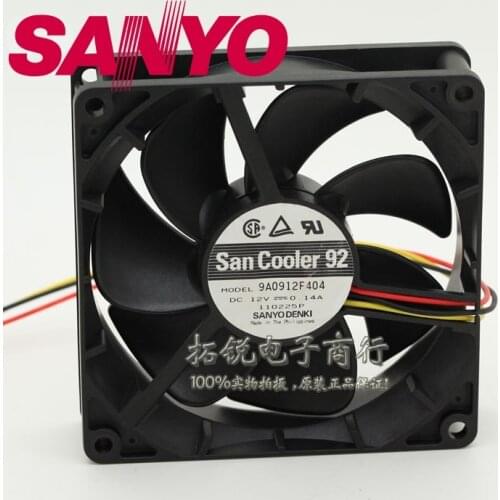 New and Original 9A0912F404 9025 9cm 90mm 12V 0.14A cooling fan 90*90*25mm
