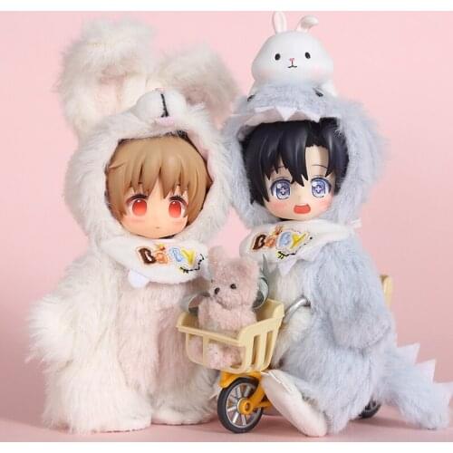 OB11 clothes small animal Bodysuit suit pajamas for obitsu11, GSC body, Molly, 1/12BJD doll clothes doll accessories