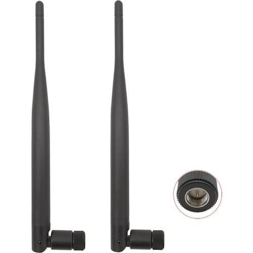 ALLISHOP 5Pcs 868Mhz Antenna 5dbi Radio Antenna SMA Male Connector 19cm Rotatable Folding Aerial Wireless