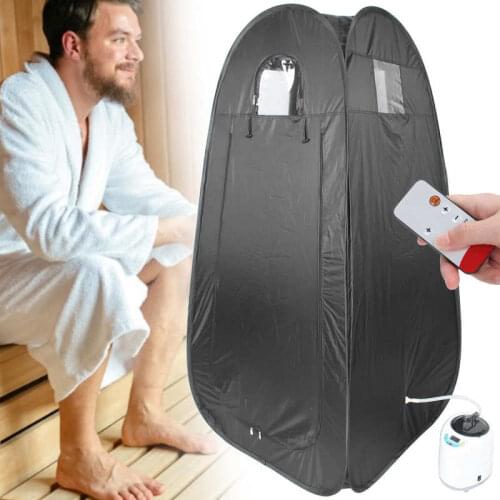 90x90x180cm Home Folding Sauna Tent Adjustable Temperature 2L Sauna Steam Machine SPA Steam Home Sauna Box