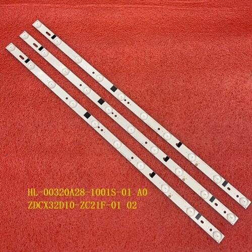 Led backlight for HL-00320A28-1001S-01 10 32LEM-1009/T2C 180.DT0-32D900-0H LE-32D7 JSL ZDCX32D10-ZC21F-02 1set=3pcs 59CM 3V