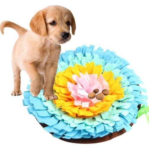 Pet Foraging Training Blanket Detachable Splicing Colorful Dog Sniffing Foraging Pad Decompression Slow Food Training Mat