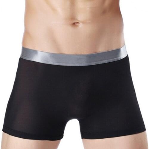 NEW Men Boxers Underwear Sexy No Trace Mens Underwears Man Panties Underpants Comfortable Breathable Male Boxer Under Shorts