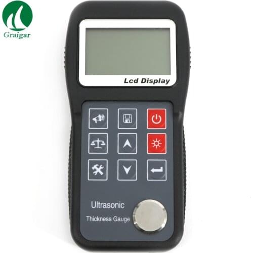 NDT310 Ultrasonic Thickness Gauge Measuring Range: 0.75 ~ 300mm with LCD Display