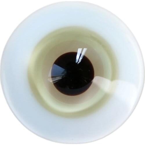 [wamami] L9439-2# 12mm Light Brown&Pink Glass Eyes For BJD Doll Dollfie Outfit Accessories