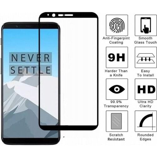 For Oneplus 5 5t Tempered Glass One Plus 6 3 5T Screen Protector 2.5D Full Cover Protective Film Explosion Oneplus6 3T 5T Glass