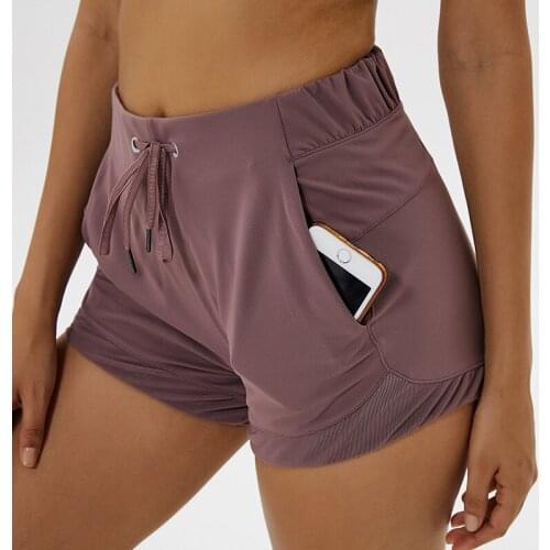 2020 Tummy Control Yoga Shorts Capris for Women with Phone Pockets Workout Running Sports Shorts with Pockets
