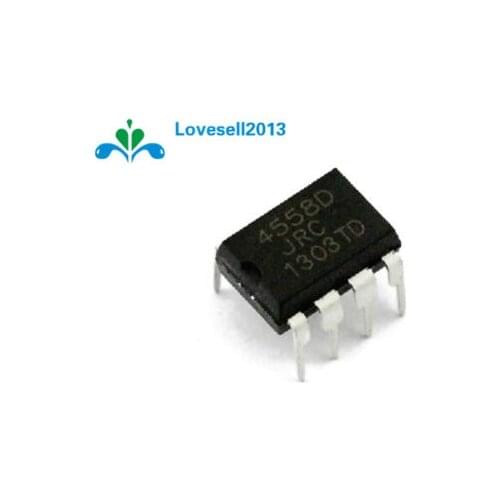 10PCS JRC4558D JRC 4558D DIP8 OPAMP OP AMPS CHIP IC