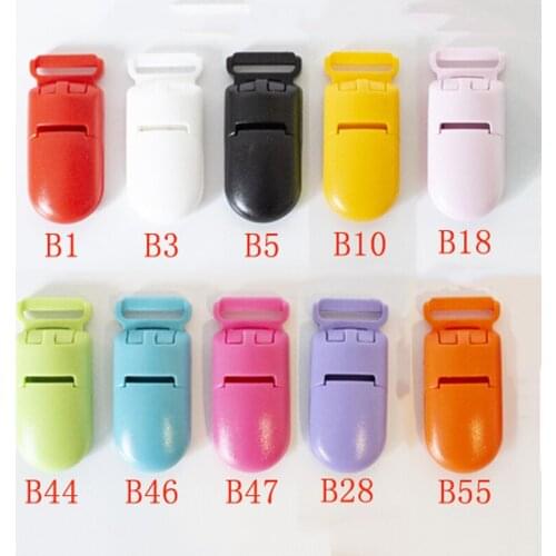 10 Pcs/Lots 10/20mm Colorful Plastic Clip Pacifier Clip Alligator Clip DIY Clip Multi-Purpose Clip Sewing Garment Accessories
