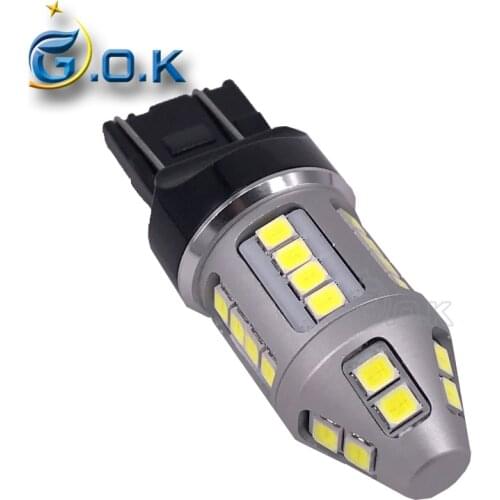2pcs T20 7443 led 30SMD 2835 LED 30w Auto Brake Lights Car DRL Driving Lamp Stop Bulb Turn Signals LED Car Tail White light