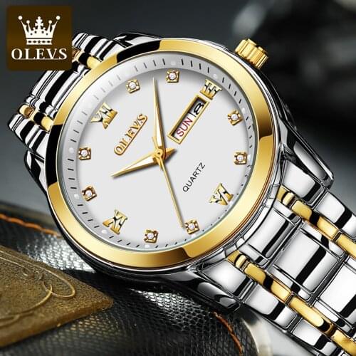 OLEVS Brand Luxury Mens Watch 30m Waterproof Date Clock Male Sports Watches Men Quartz Casual Wrist Watch Relogio Masculino