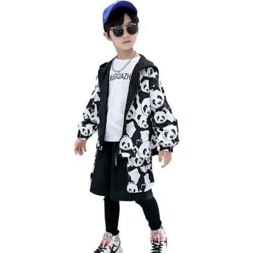 Children Clothes Pattern Pattern Costume For Boys Sweatshirt + Pants Clothes For Boys Teenage Childrens Tracksuit 6 8 10 12 14