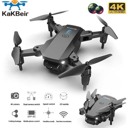 KaKBeir S603 RC Mini Drone With 4K HD Dual Camera Aerial Photography WIFI FPV Foldable Durable Quadcopter Height Hold Toys
