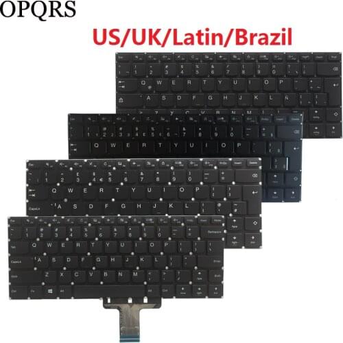 NEW Brazil/BR laptop keyboard For Lenovo YOGA 510-14AST 510-14IKB 510-14ISK black with Backlit