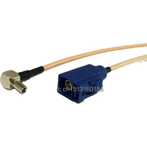 New TS9 Male Plug To FAKRA Connector RG316 Cable Pigtail 15CM 6" Wireless Modem Cable Adapter