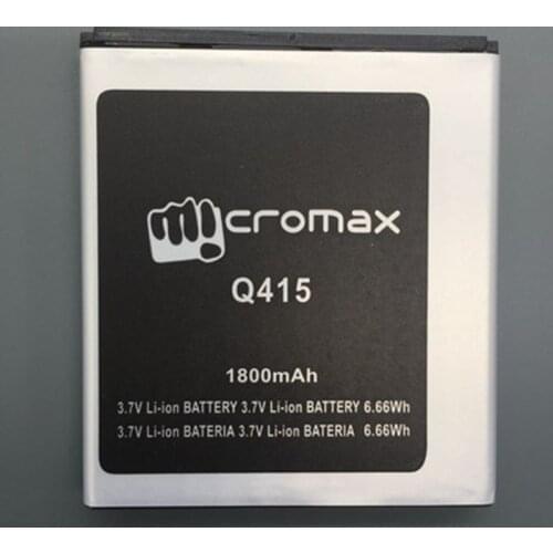NEW Q415 New Arrived 1800mAh Battery for Micromax Q415 Batteries