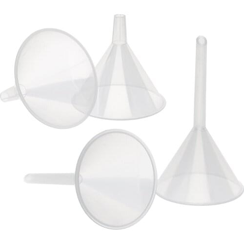 Blesiya 2x Plastic Transparent Funnel for Laboratory Garage Car Liquid 150mm