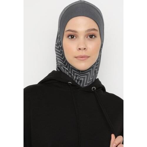 2021 New Fashion Hijab Striped Sport Cap Scarf Long Muslim Shawl Plain Soft Turban Tie Head Wraps African Headband For Women