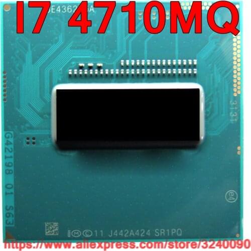 Original lntel Core I7 4710mq SR1PQ official version CPU (6M Cache/2.5GHz-3.5GHz/Quad-Core) I7-4710mq Laptop processor