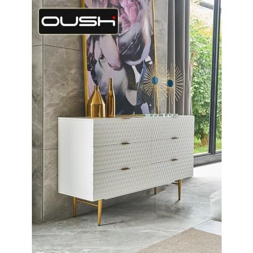 Post light luxury dining simple modern small family large capacity restaurant storage Nordic tea cabinet