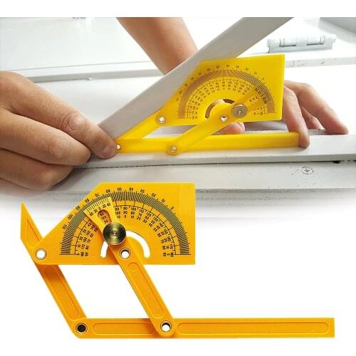 0-180° Protractor And Angle Finder Woodworking Carpentry Angle Ruler Measurement Tool Goniometer Inclinometer Angle Level Gauge