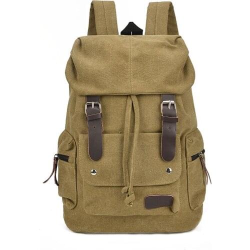 Thick Washed Canvas Backpack Men Large Capacity Casual Travel Bag Mens Backpack Women School Backpack for Girls Mochila Hombre