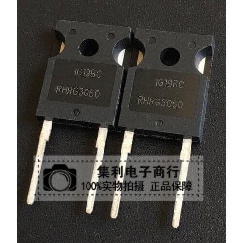 50pcs/lot RHRG3060 RURG3060 30A 600V TO-247 Common fast recovery rectifier diode for electric welding machine TO-3P