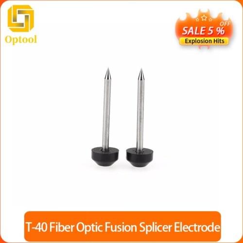 1 pairs T-40 Replacement Electrodes for Fiber Optic Fusion Splicer Electrode rod Free Shipping