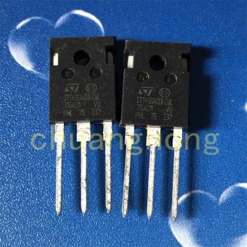 1pcs/lot STTH30AC06CWL 30A 600V original packing new Fast recovery rectifier tube TO-247
