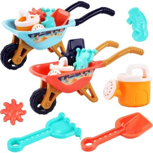 6PCS Summer Beach Toys Safe Children Sand Toy Set Digging Sand Tool with Shovel Play Outdoor Toy Set Sandbox for Kid