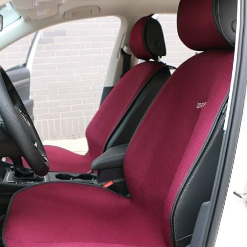 O SHI CAR Seat Cover Ultra-thin Auto Front Seat Protector Universal Rear Close fit Car Seat Cloak for Lada Vesta Kia Hyundai BMW