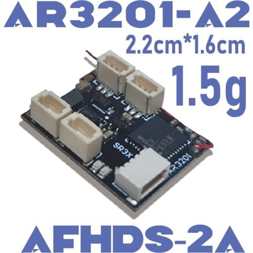 CROSSOVER-RX AR3201-A2(FLYSKY-AFHDS-2A) Built-in 2 brushless ESCs/6CH MicroRX/TELEM