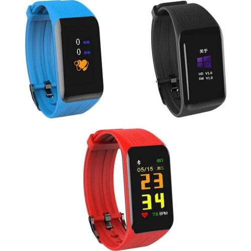 K1 Fitness Tracker Smart Bracelet OLED Screen Real-time Heart Rate Monitor Sport Activity Tracker Waterproof Wristband