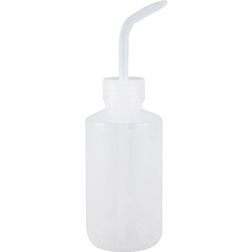 250mL 8OZ Capacity Tattoo Wash Clear White Plastic Green Soap Squeeze Bottle