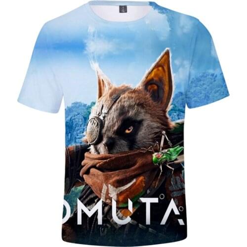 Biomutant 3D Print Spring Summer Preppy Men/Women Street Clothes T-shirt Streetwear Kawaii style