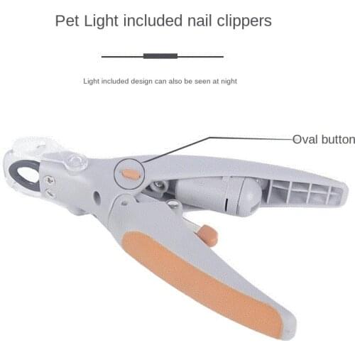 Pet Nail Clippers with Lights Beauty Supplies Cat and Dog Blood Line Nail Clippers Dog Supplies