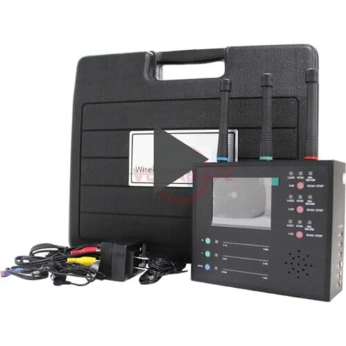 Mini Spy Microphone Detector Full Band Video Scanner With 1.2 GHz 2.4 GHz 5.8 GHz Frequency Bands Auto Scanning