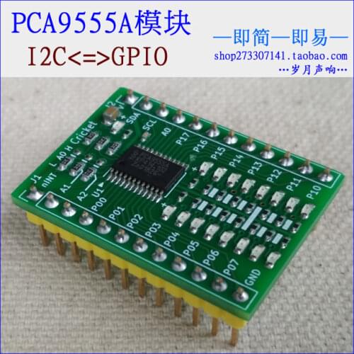 PCA9555A Module PCA9555 IIC/I2C GPIO Expansion Board 16 Digital Input and Output