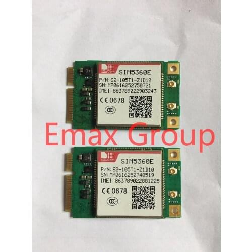 5PCS Simcom SIM5360E MIINI PCIE 100% New Original WCDMA/HSPA GSM/GPRS/EDGE 3G Module For PDA MID PND AIM POS JINYUSHI stock
