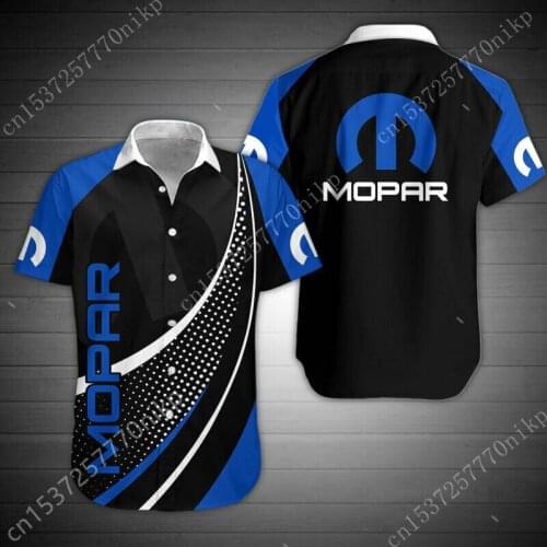 2021 New Mopar Brand Mens Shirt 3D Anime Oversized T-shirt Top Harajuku Casual Mens Clothing High Quality Button Cardigan
