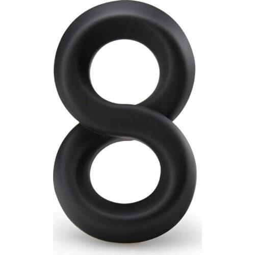 Male Penis Ring Silicone Dual Double Delay Ejaculation Cock Rings Sex Toys Adult Game