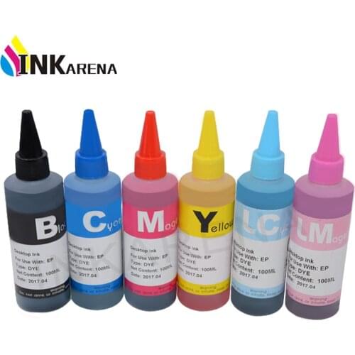 Dye Refill Ciss Ink Kit For Epson Stylus Photo Printer Ink TX659 TX700W TX710W TX800FW TX810FW Artisan 635 725 730 835 837 1430