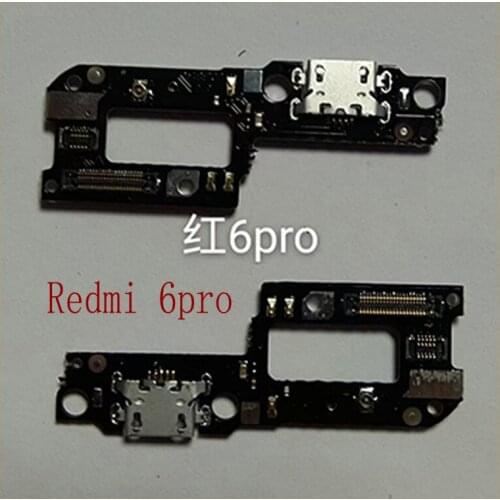 New USB Charge Board Charging Port Dock Repair Parts For Redmi 6pro Charging Tail Plug Board For Xiaomi Connector Flex